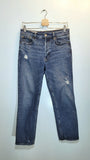 GAP Cheeky Straight High Rise Deconstructed Jeans - Size 29