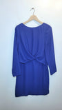 Reiss Elle Sapphire Knot-Front Dress - Size 8