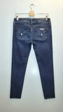 Hudson Collin Mid-Rise Skinny Jean - Size 28