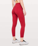 Lululemon Fast & Free 7/8 Tight II - Size 6