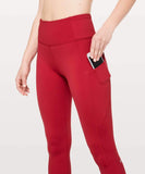 Lululemon Fast & Free 7/8 Tight II - Size 6