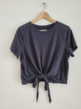 Lululemon Lightweight Tie-Front Yoga Short-Sleeve Shirt - Size 8