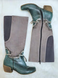 Portofino Petrol Boots - Size 38