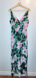 Zara Floral Chiffon Jumpsuit - Size S