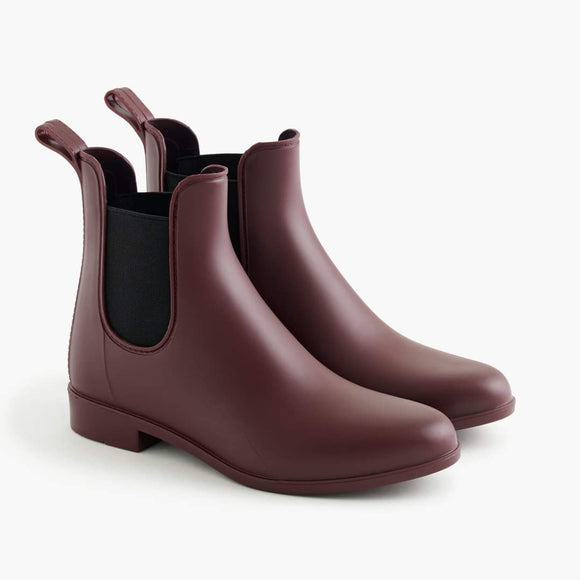 J Crew Matte Chelsea Rain Boots - Size 7