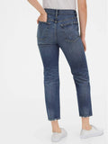 GAP Cheeky Straight High Rise Deconstructed Jeans - Size 29