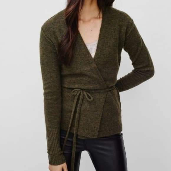 Wilfred Free Gigi Wrap Sweater - Size S