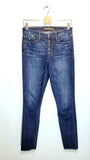 Joe's The Charlie High-Rise Skinny Raw Hem Ankle Jeans - Size 26