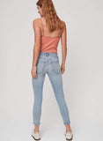 AGOLDE Sophie High-Rise Distressed Cropped Skinny Jean - Size 30