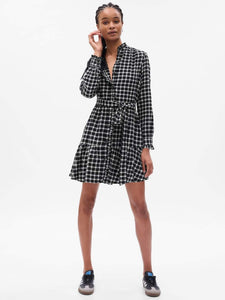 GAP Plaid Tiered Mini Dress - Size S