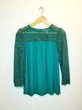 Anthropologie Moulinette Soeurs Lace Cloaked Blouse - Size 10