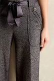 Anthropologie Elevenses Ribboned Wide Leg Pants - Size 2