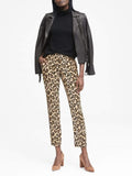 Banana Republic Ryan Leopard-Print Pant - Size 8