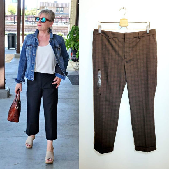 Banana Republic Cuffed Crop Pants - Size 10