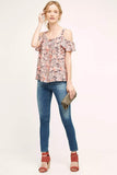 Anthropologie Maeve Hana Open-Shoulder Top - Size L