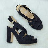 H&M Strappy Platform Heels - Size 39