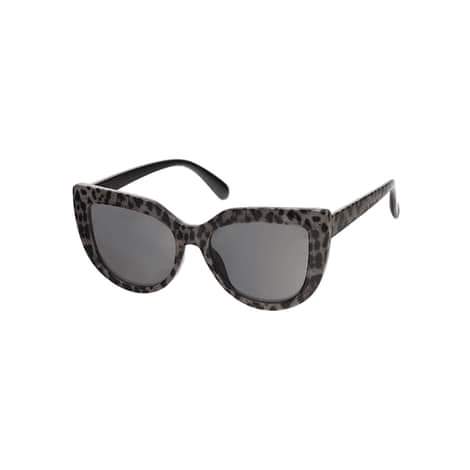 Frye & Co. Large Chunky Leopard Cat Sunglasses