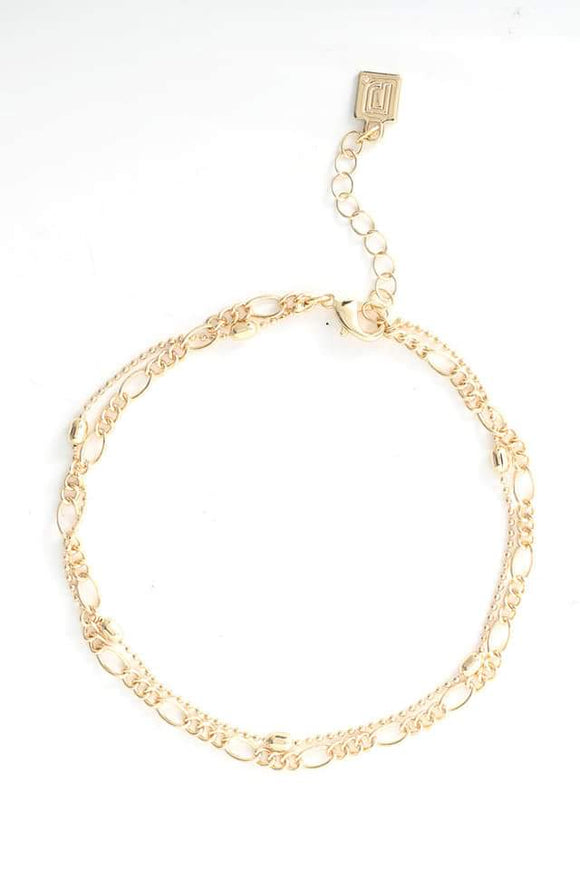 Dannijo Double Gold Anklet