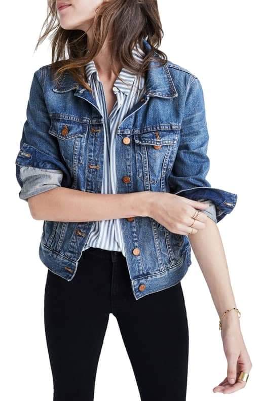 Gap 1969 Lightly Distressed Denim Jean Jacket - Size S