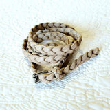 Talula Braided Leather Belt - Size S