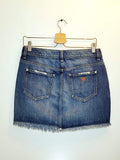 Guess Stella Distressed Mini Skirt - Size XS