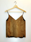 Oak + Fort Faux Suede Camisole - Size XS