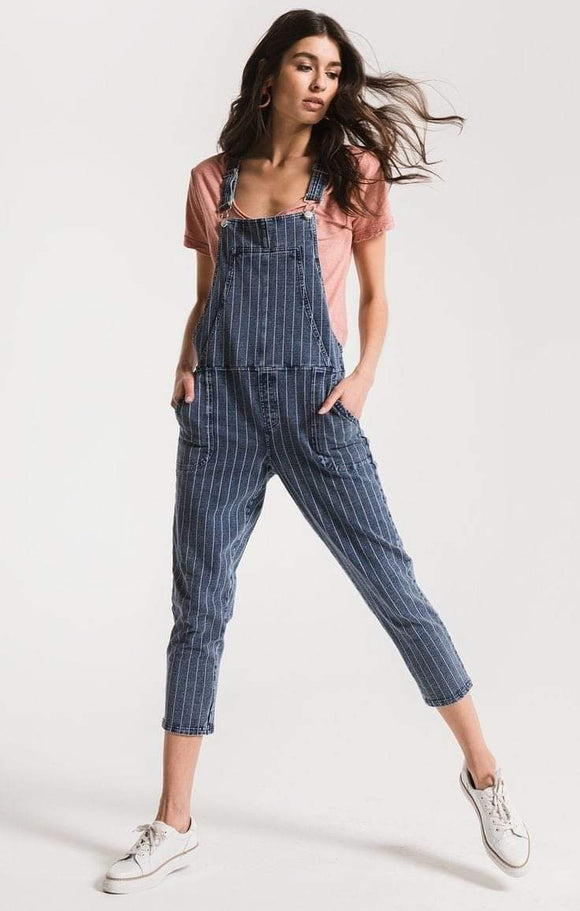 Z Supply The Stripe Knit Overalls - Size XS