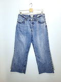 H&M Wide Leg Ankle Jeans - Size 10