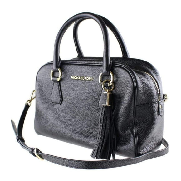 Michael Kors Bedford Medium Tassel Leather Satchel