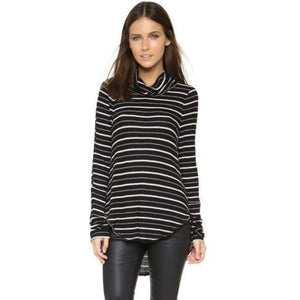 We the Free Kristina Striped Drippy Thermal Knit Top - Size L