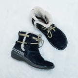 Ugg Australia "Cove" Black Suede Ankle Boots