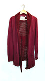 Anthropologie Angel of the North Evenie Chenille Knit Cardigan - Size XL