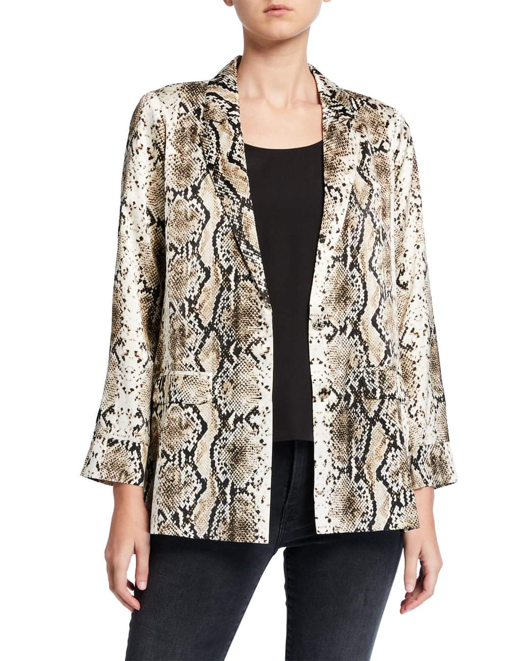 Cami NYC The Owen Snake Print Blazer Size S The Shop District