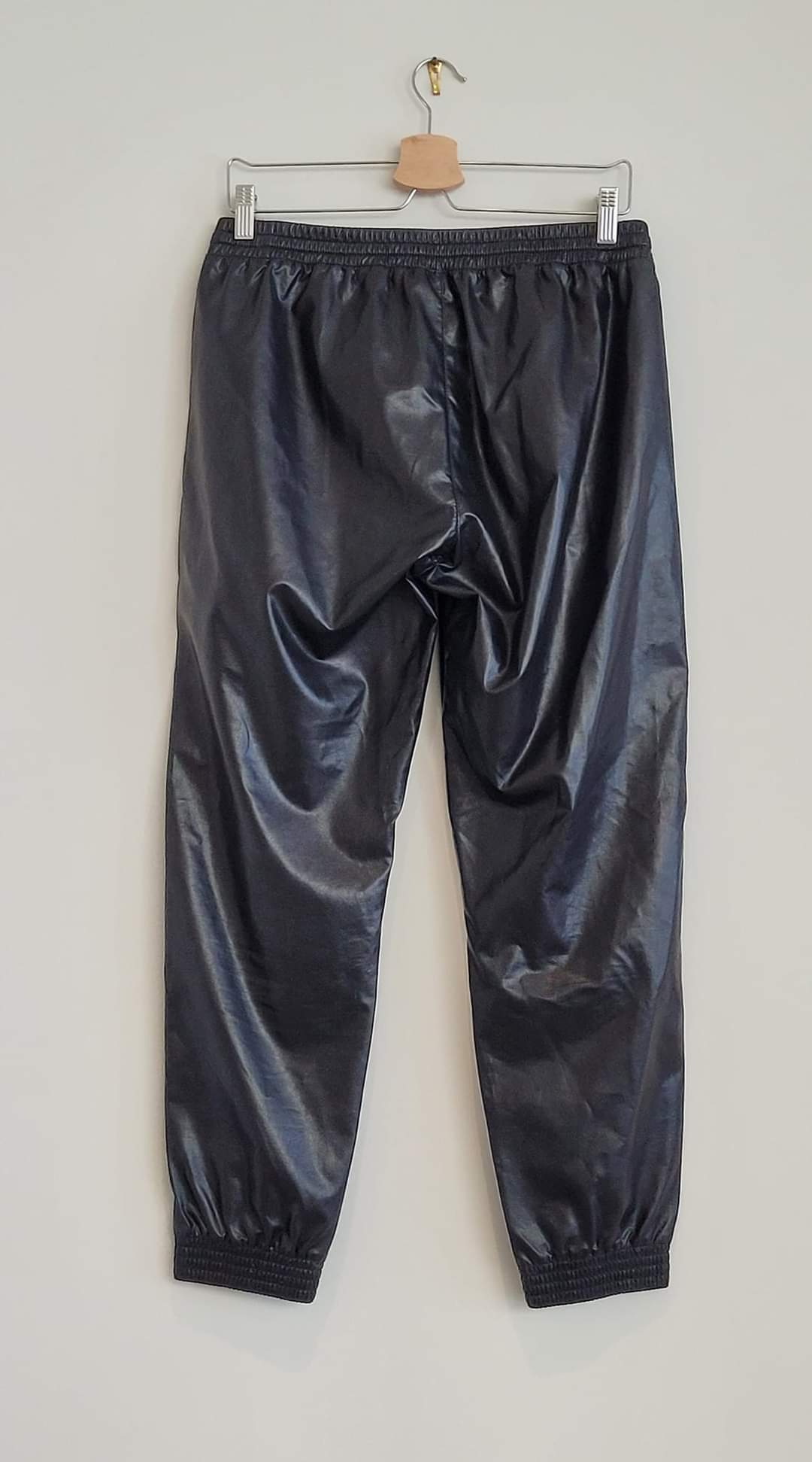 Zara fauxleatherjoggers  Depop