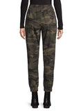 Design Lab Camouflage High-Rise Cotton Jogger Pants - Size M