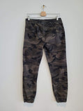 Design Lab Camouflage High-Rise Cotton Jogger Pants - Size M