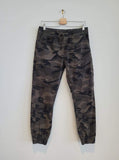 Design Lab Camouflage High-Rise Cotton Jogger Pants - Size M